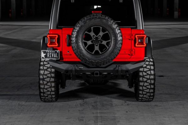 Buy Rival 4x4 Stubby Aluminum Rear Bumper Jeep JL/JLU Online | Offroad Zone