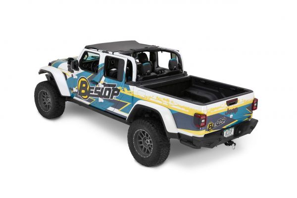 Bestop HEADER TARGA STYLE BIKINI TOP JEEP JL JT Offroad Zone